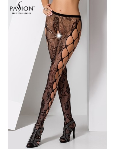 Collants ouverts S008 - Noir