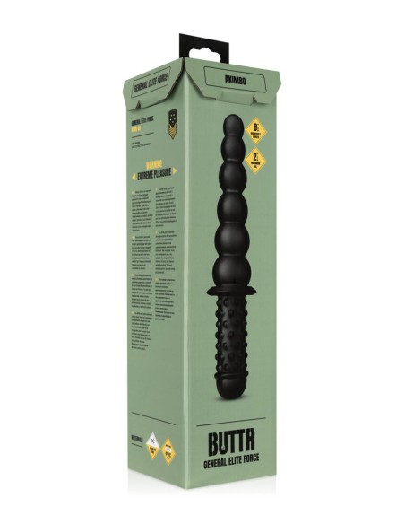 Double dildo anal Akimbo 35 x 5,3 cm - Buttr