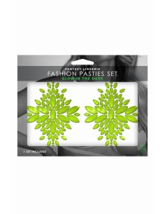 Cache-tétons vert phosphorescent - Glow 2