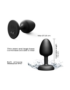 Plug anal vibrant télécommandé Geisha Plug Infinite M - Dorcel 2