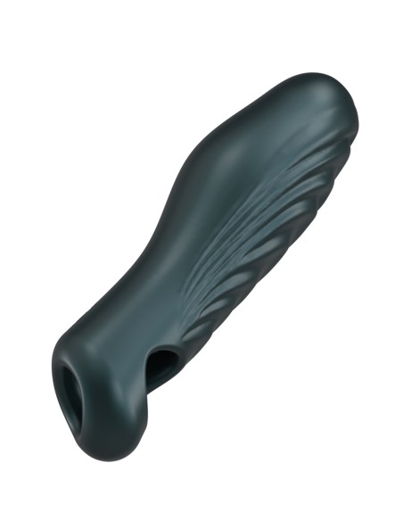 Gaine de pénis 3 en 1 Ryzer Pine Grey - Man Wan