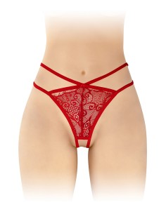 String ouvert Mylene - rouge