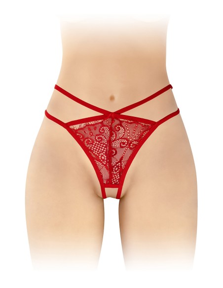 String ouvert Mylene - rouge