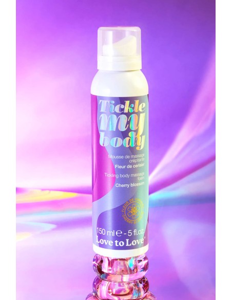Mousse massage crépitante -  cerisier