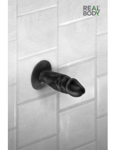Plug anal réaliste noir 11 cm - Real Tim 2