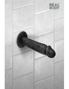 Gode réaliste 16 cm noir - Real Zack 2