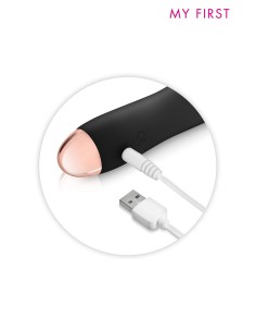 Vibromasseur rechargeable Rocket noir - My First 2