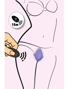 Stimulateur télécommandé Panty Vibe rose - FeelzToys 2