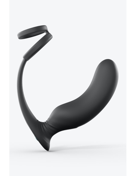 Stimulateur de prostate + cockring Double game