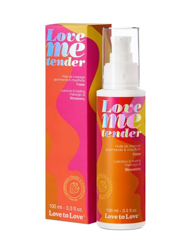 Huile de massage fraise 100ml