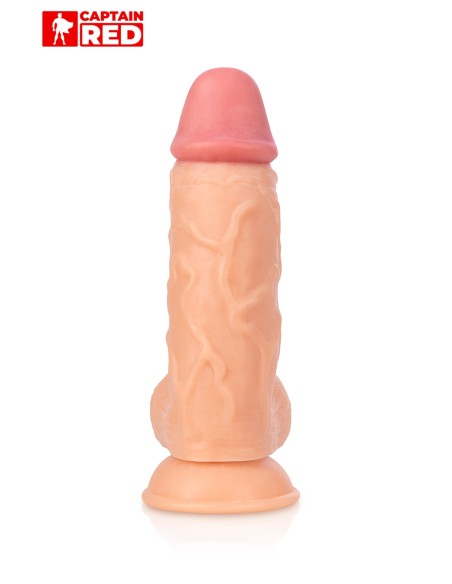 Gode XXL The Strong 26 x 6,5 cm - Captain Red