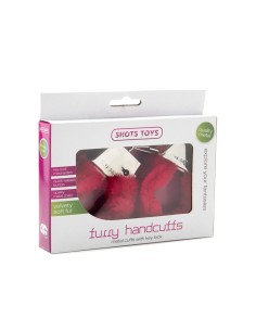 Menottes fourrure Shots - rouge 2