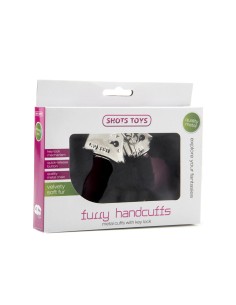 Menottes fourrure Shots - noir 2