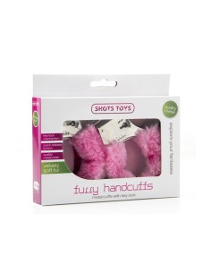 Menottes fourrure Shots - rose 2