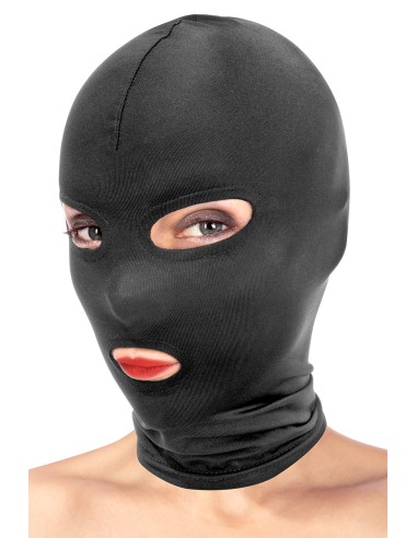 Cagoule BDSM 3 ouvertures - Fetish Tentation