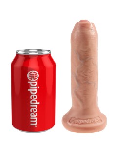 Gode 17,5 cm avec prépuce - King Cock 2