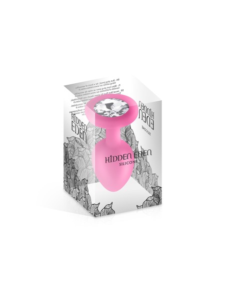 Plug bijou silicone rose S - Hidden Eden