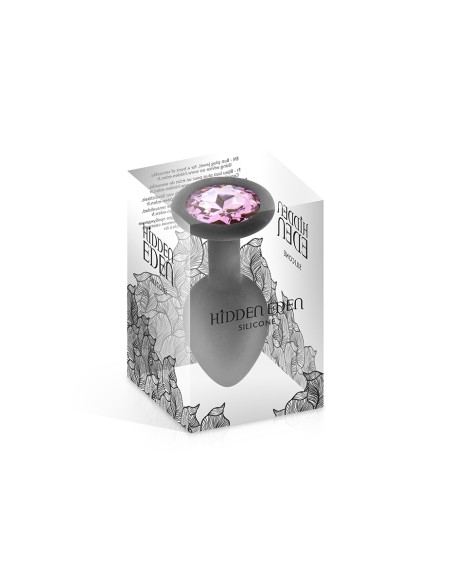 Plug bijou silicone noir S - Hidden Eden