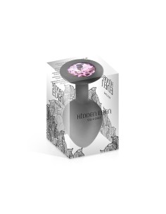 Plug bijou silicone noir M - Hidden Eden 2