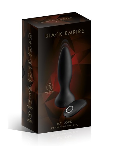 Plug anal va-et-vient télécommandé - Black Empire