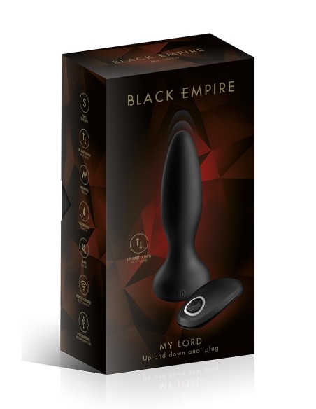 Plug anal va-et-vient télécommandé - Black Empire