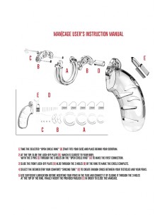 Cage de chasteté 14cm ManCage 06 2