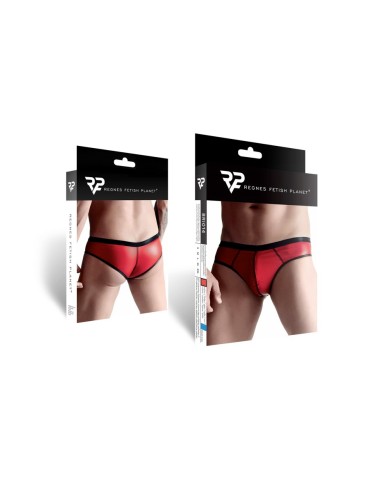 Slip rouge wetlook - Regnes