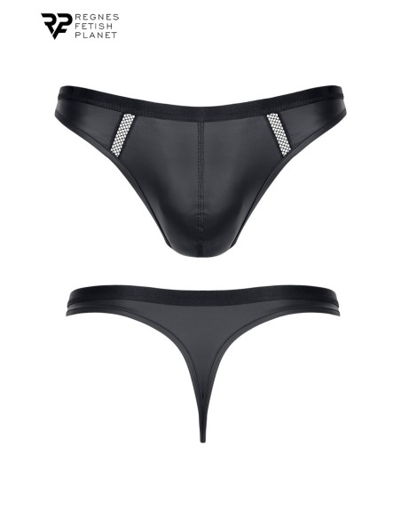 String wetlook noir - Regnes