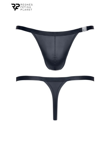 String noir wetlook - Regnes