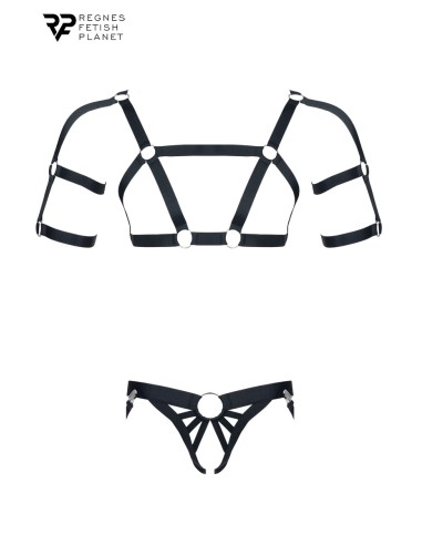 Ensemble harnais et jockstrap ouvert - Regnes