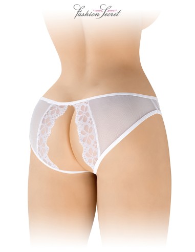 Culotte blanche ouverte Ambre - Fashion Secret