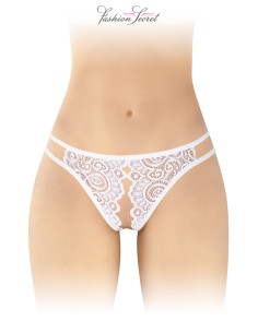 Culotte blanche ouverte Annette - Fashion Secret