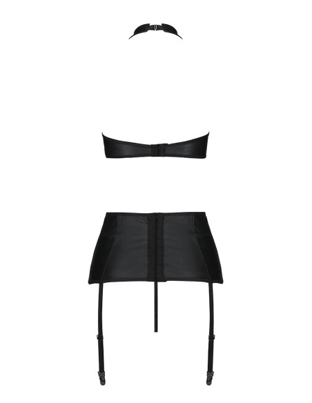 Ensemble sexy faux cuir Nancy - Passion