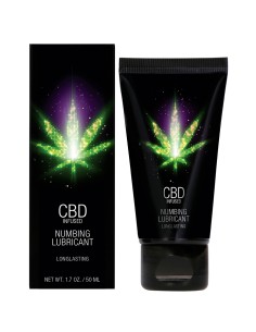 Lubrifiant retardant eau et CBD 50ml