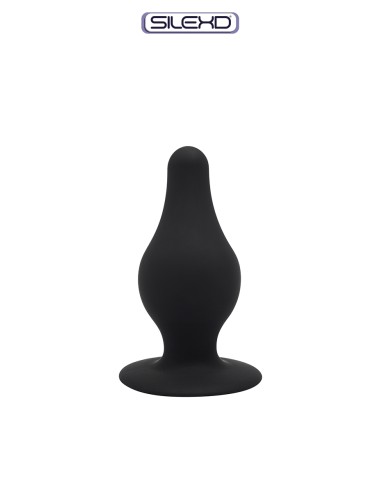 Plug anal The Original Model 2 noir 6,4 cm - SilexD