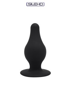 Plug anal The Original Model 2 noir 7,2 cm - SilexD