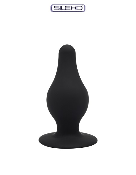 Plug anal The Original Model 2 noir 7,2 cm - SilexD