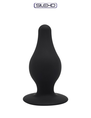 Plug anal The Original Model 2 noir 9,3 cm - SilexD