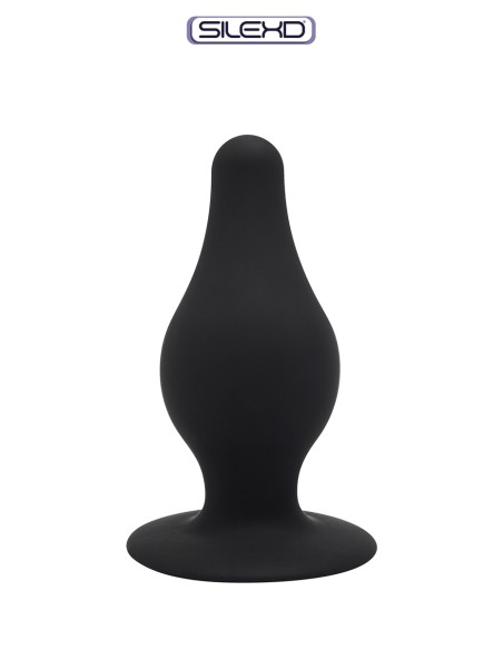 Plug anal The Original Model 2 noir 9,3 cm - SilexD