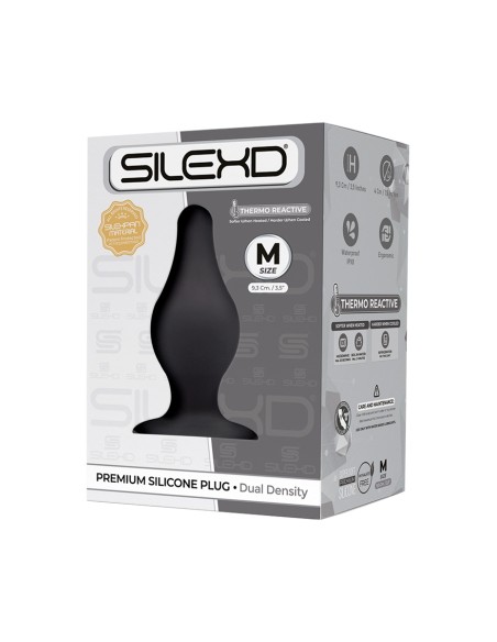 Plug anal The Original Model 2 noir 9,3 cm - SilexD