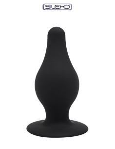 Plug anal The Original Model 2 noir 10,2 cm - SilexD