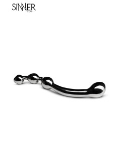Gode métal Pleasure Wand - Sinner Gear 2