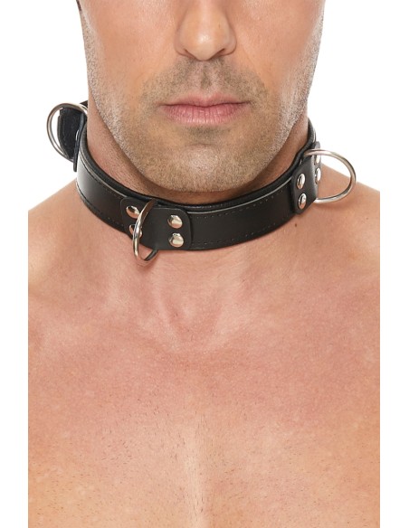 Collier Bondage Deluxe noir - Ouch!