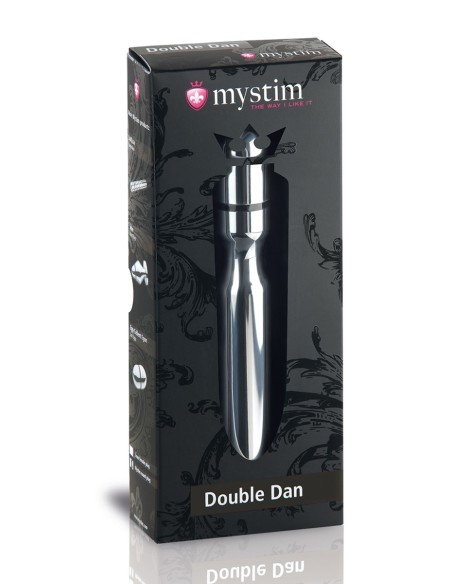 Gode électro-stimulation Double Dan - Mystim
