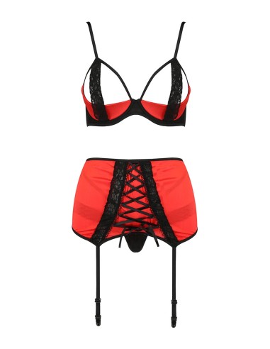 Ensemble lingerie à jarretelles Femmina - Passion