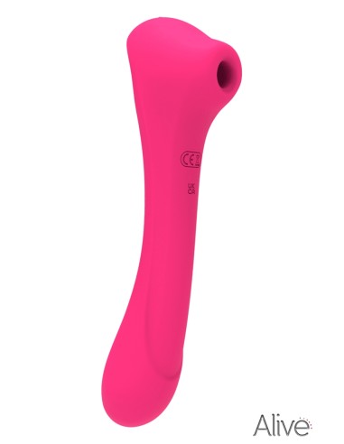 Double stimulateur Quiver rose