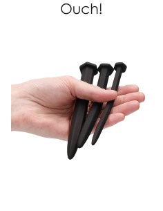 Set de 3 plugs urétraux Grands clous - Ouch! 2