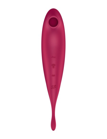 Stimulateur Satisfyer Twirling Pro+ Connecté rouge
