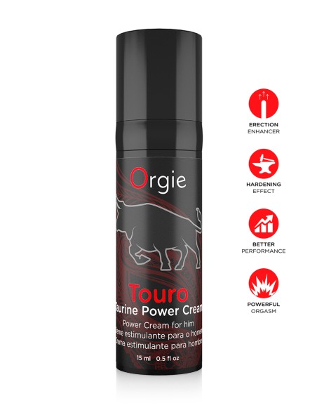 Crème pour améliorer l'érection Touro Power 15ml