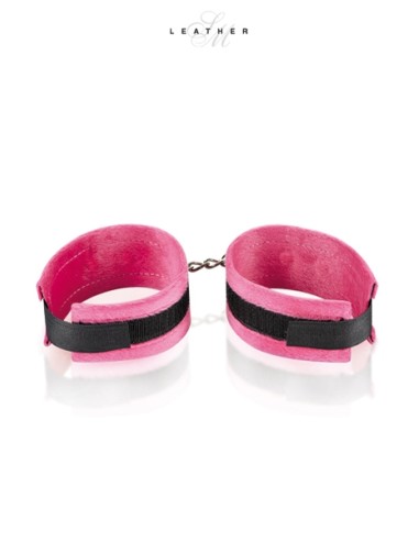 Menottes de poignets rose et noir